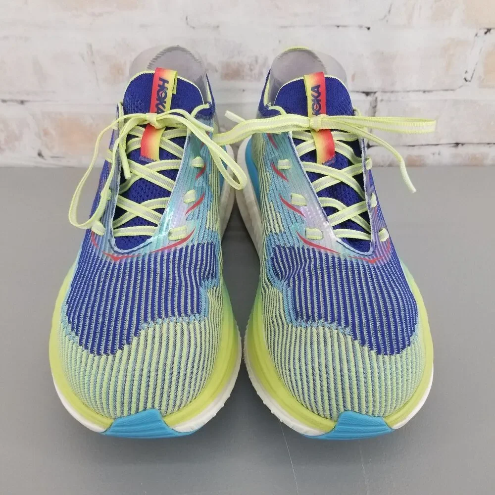 Hoka One One Cielo X1 1147910 ENN Road Racing Shoe Evening Sky/Lettuce Men's 10
